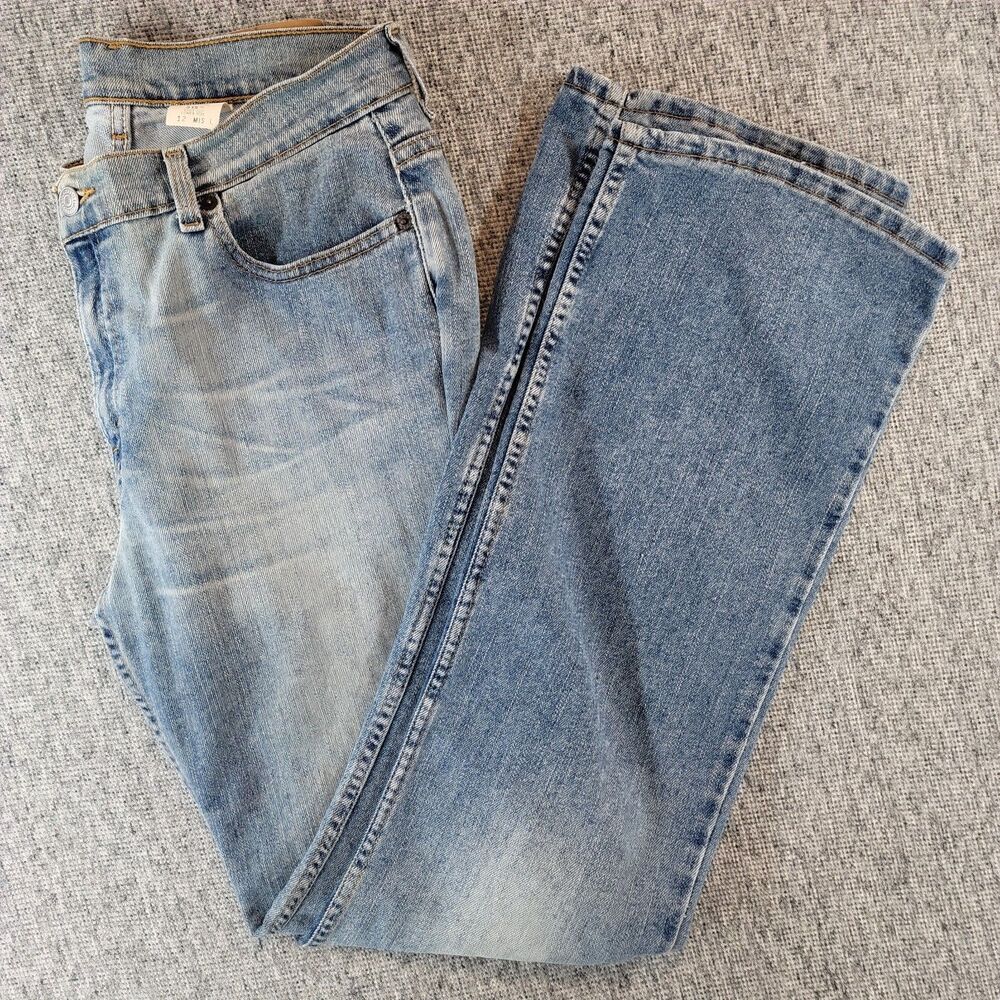 Vintage Levi's 515 Bootcut Jeans Light Wash Low Mid Rise Denim Broken In